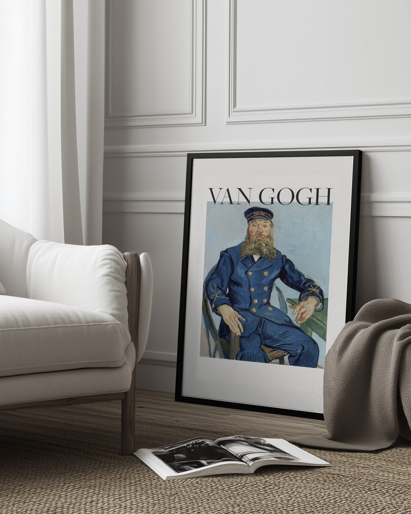 Portrait of the Postman Joseph Roulin (1888) Poster och Canvastavla