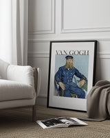 Portrait of the Postman Joseph Roulin (1888) Poster och Canvastavla