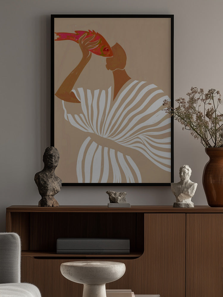 Fish Eye Paradox Poster och Canvastavla