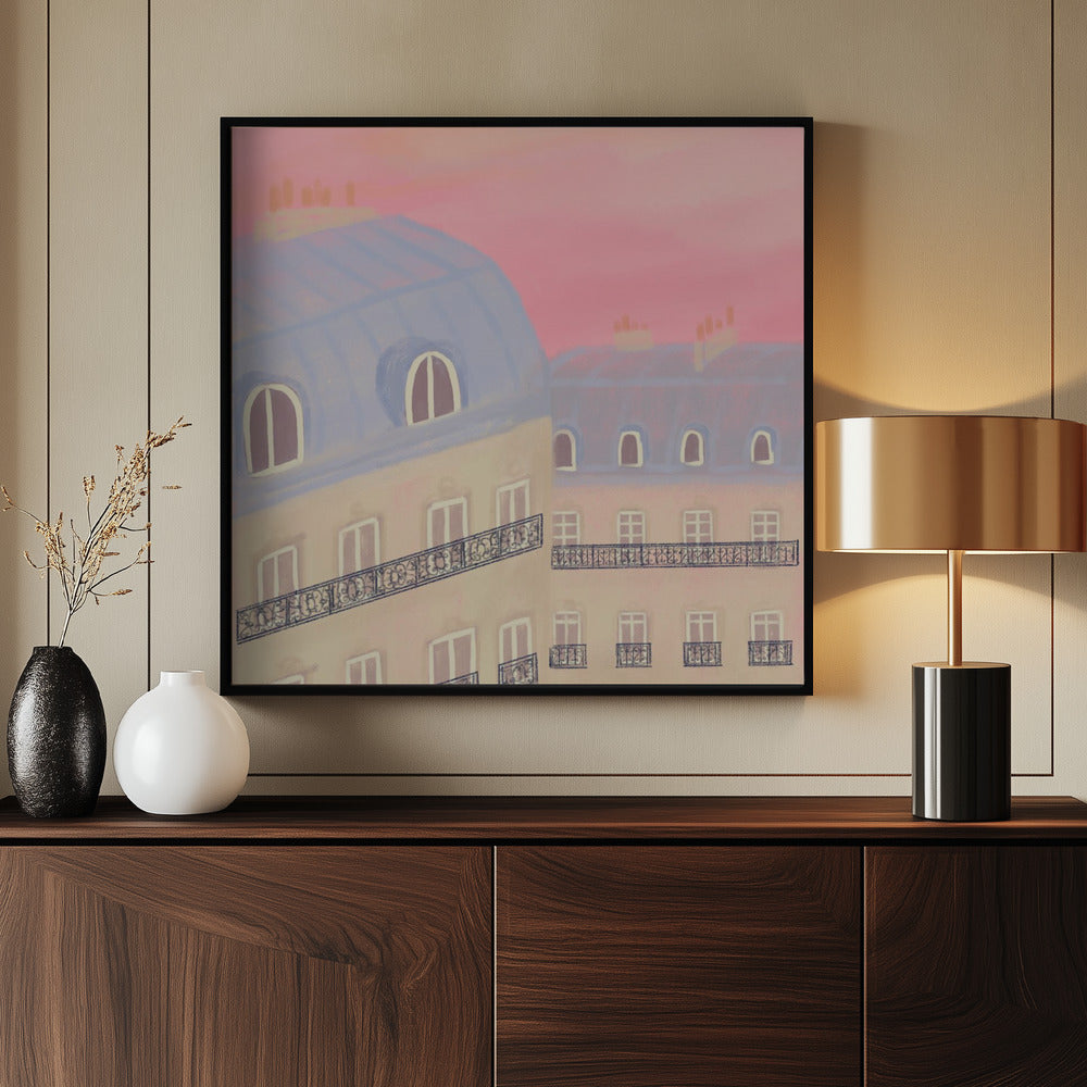 Paris, My Love Poster och Canvastavla
