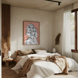 Imaginations (Peach) Poster och Canvastavla