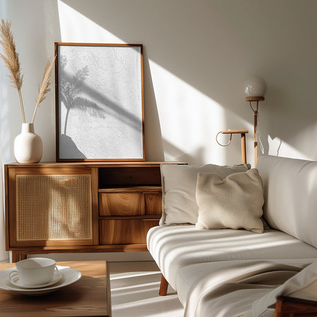 White patterns Poster och Canvastavla