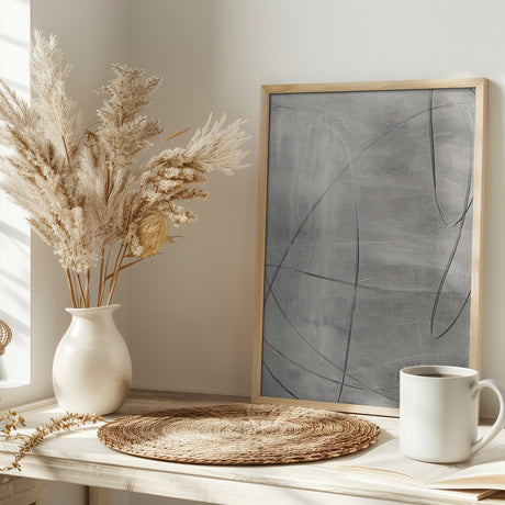Gray context I Poster och Canvastavla