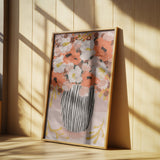 Pastelflowerimpressionno10 Poster och Canvastavla