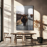 Cow Poster och Canvastavla