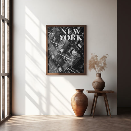 NYC Fire Escapes Poster och Canvastavla