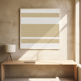 Simple Yellow Lines Pattern Poster och Canvastavla