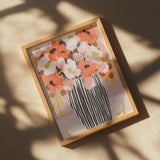 Pastelflowerimpressionno10 Poster och Canvastavla