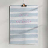 La Vie Est Belle Poster och Canvastavla