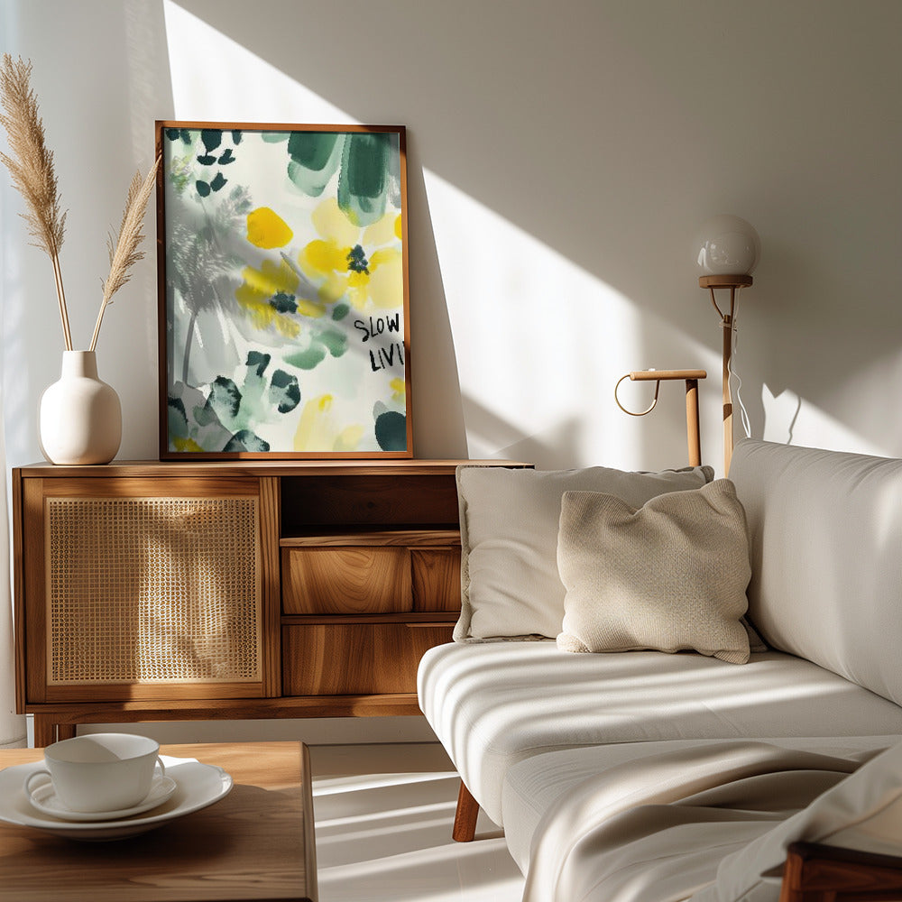 Slowliving Poster och Canvastavla