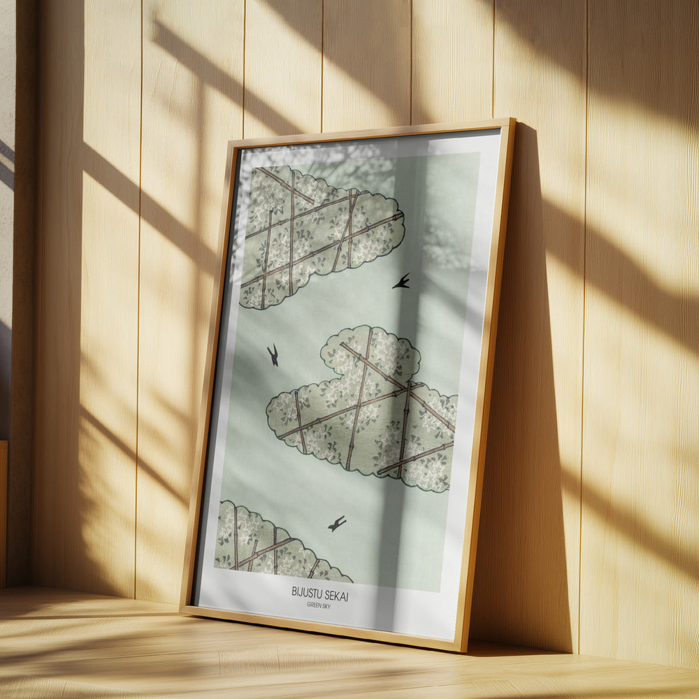 Green Sky Poster och Canvastavla