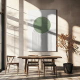 Green Moon No1. Poster och Canvastavla