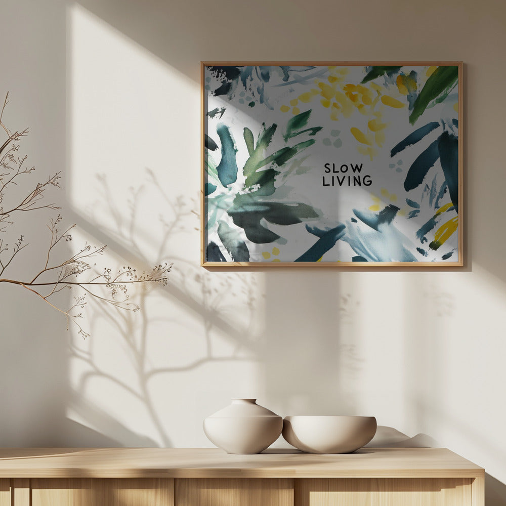 Slowlivingno2 Poster och Canvastavla