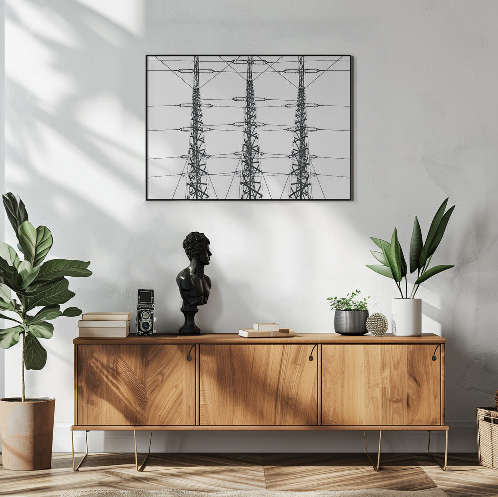 electricity Poster och Canvastavla