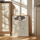 Portrait of a Woman 1910 Poster och Canvastavla