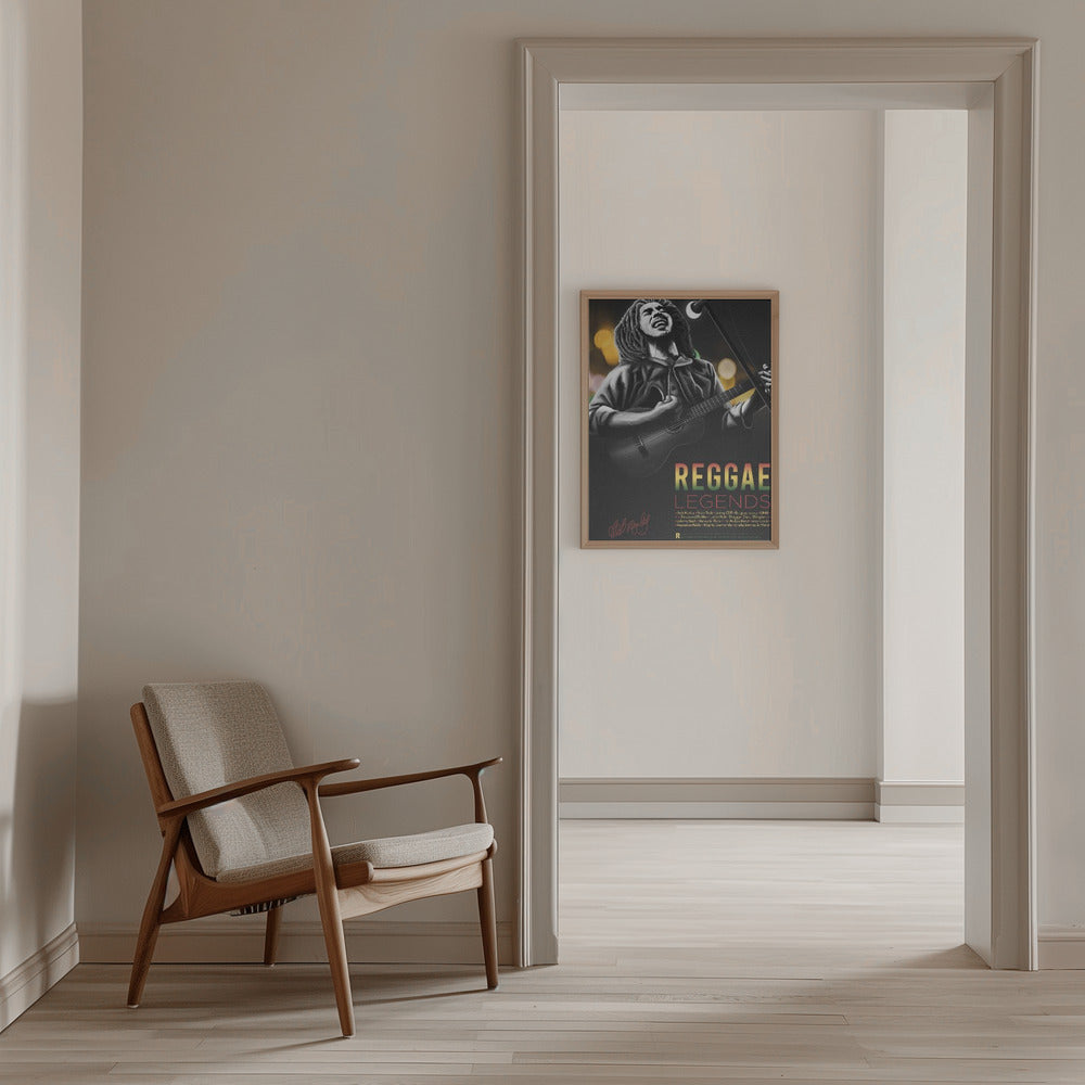 Reggae Legends- Bob Marley Poster och Canvastavla