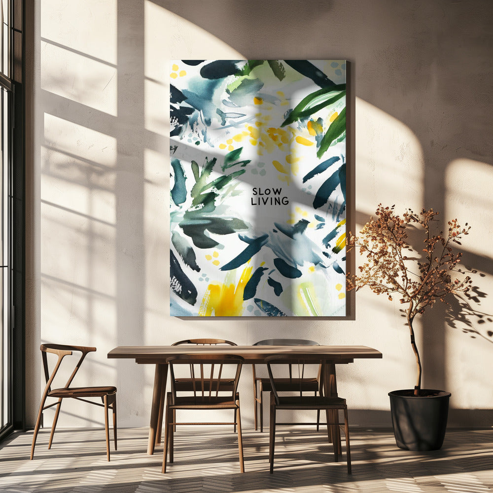 Slowlivingno2 Poster och Canvastavla