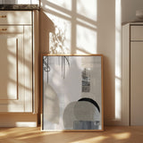 Monochrome Fluidity Poster och Canvastavla