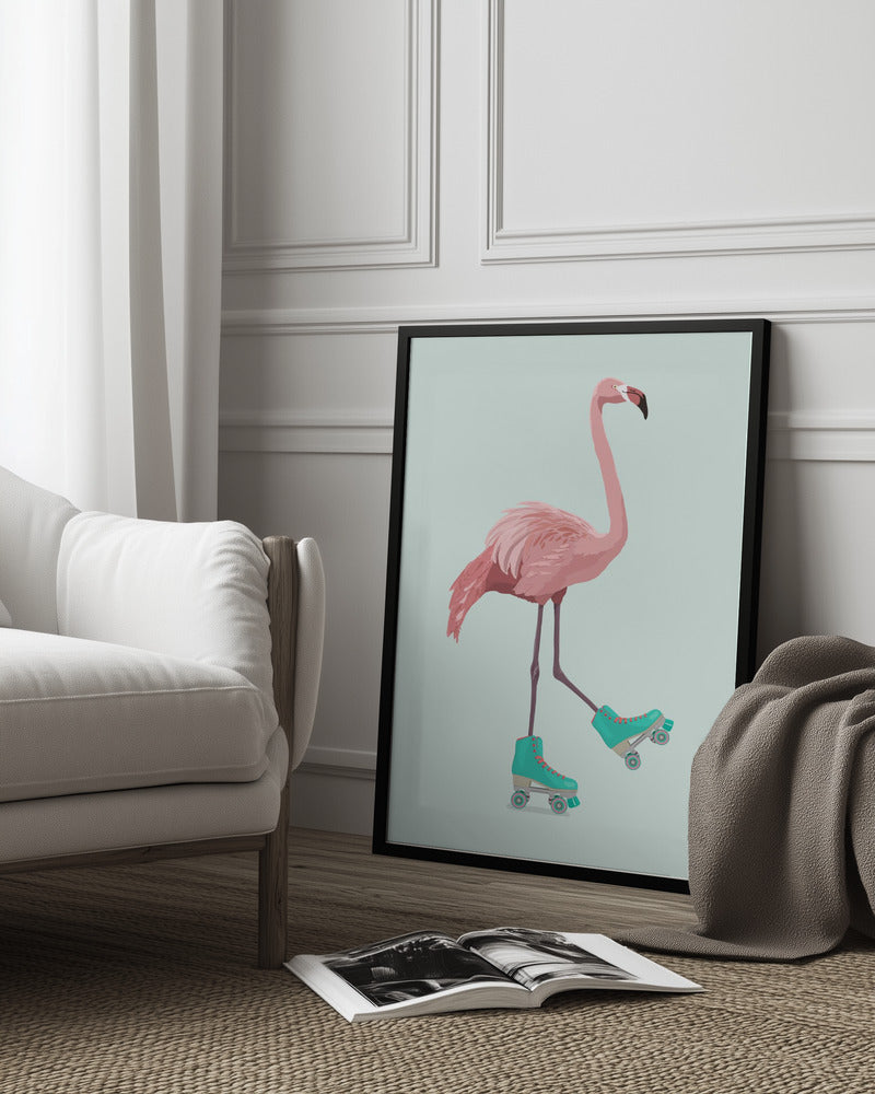 Flamingogo Poster och Canvastavla