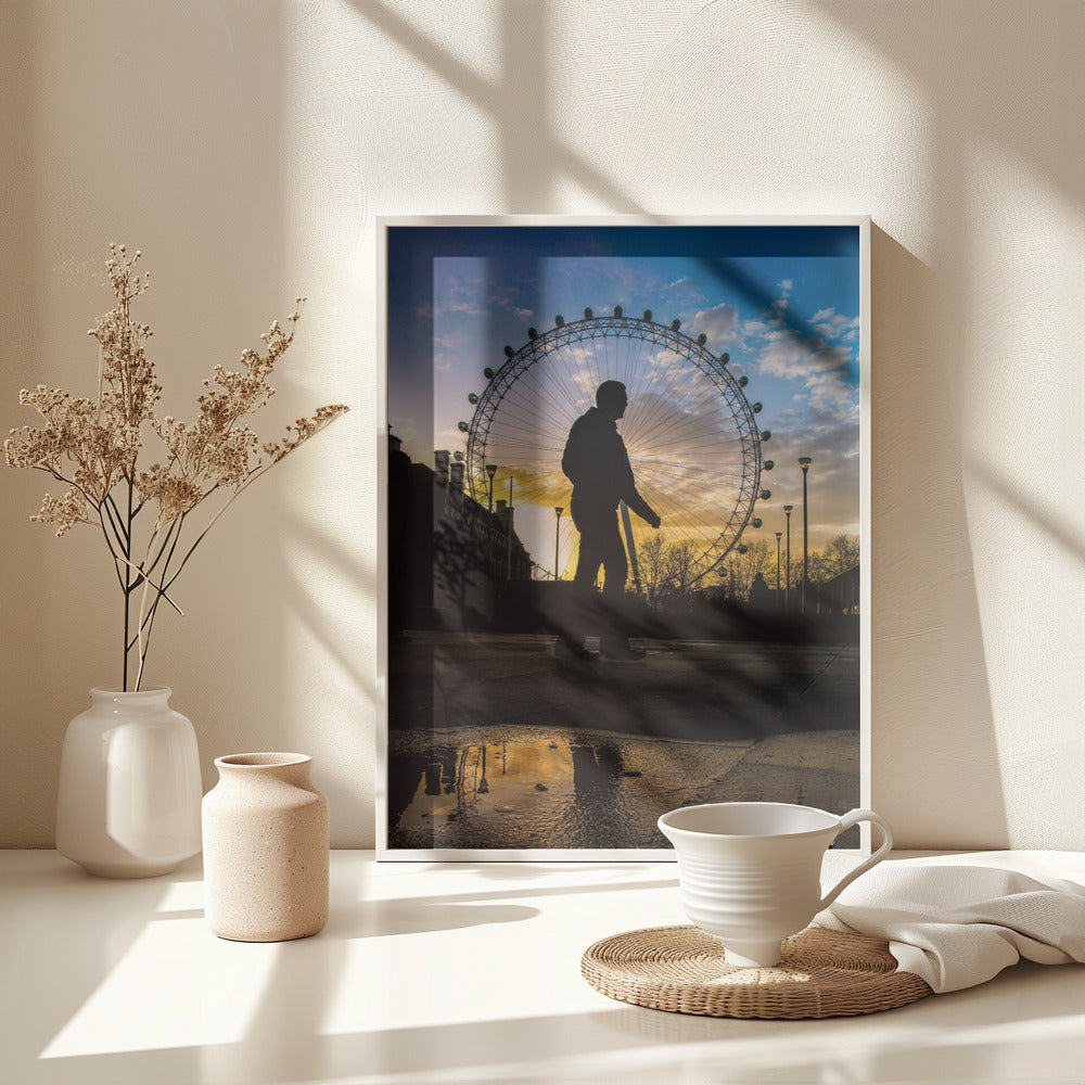 London Eye Poster och Canvastavla
