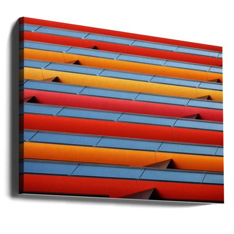 Colour Stripes Poster och Canvastavla