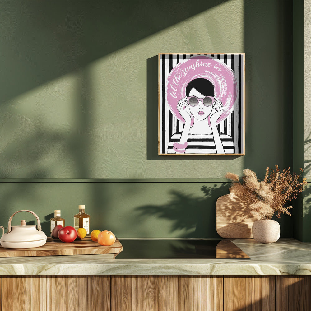 Sunshine Girl Poster och Canvastavla