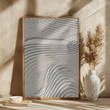 Mud Texture 14 Beige Poster och Canvastavla