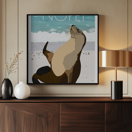 Nope! Poster och Canvastavla