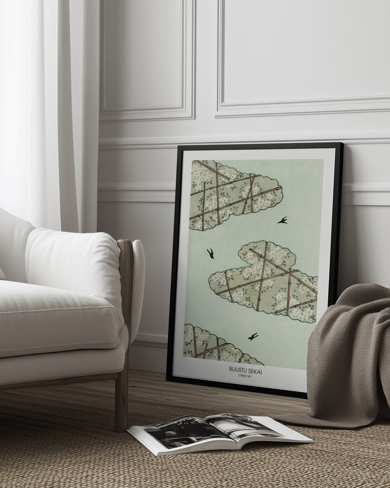 Green Sky Poster och Canvastavla