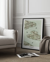 Green Sky Poster och Canvastavla