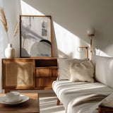 Monochrome Fluidity Poster och Canvastavla
