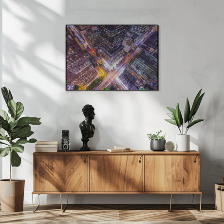 Electrify II - New York City Night Trails Poster och Canvastavla