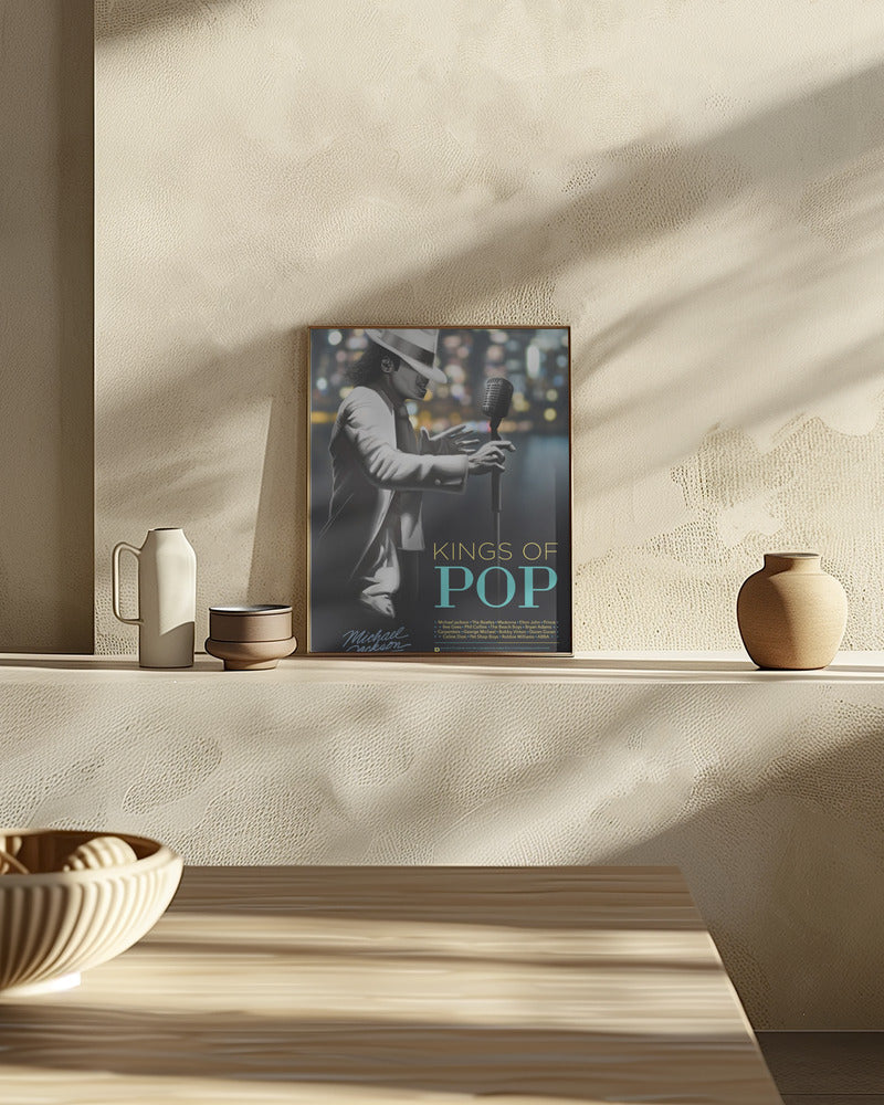 Pop Legend- Michael Jackson Poster och Canvastavla