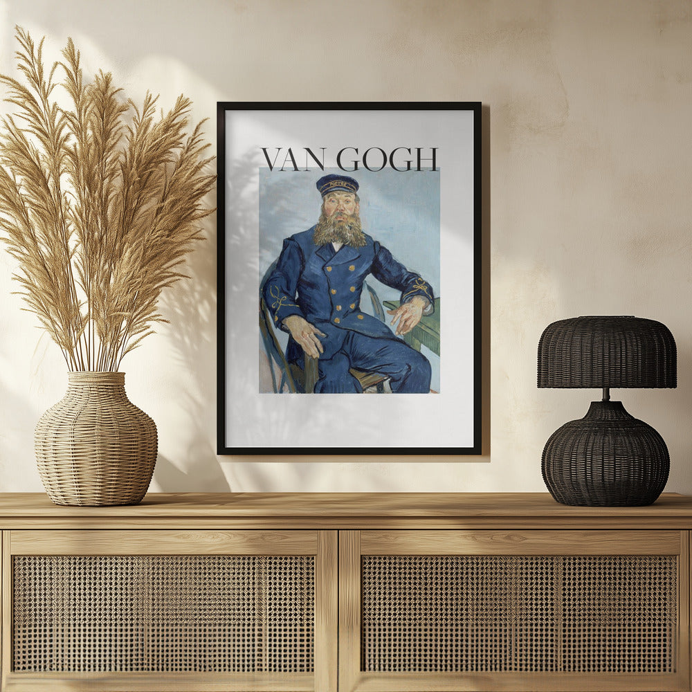 Portrait of the Postman Joseph Roulin (1888) Poster och Canvastavla