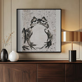 Japanese Frog (late 18th 19th Century) Poster och Canvastavla