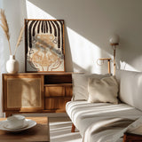 Vessel Collection : Sun & Moon (LineArt) Poster och Canvastavla