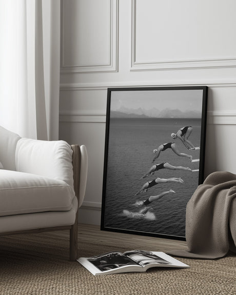 The beauty of diving Poster och Canvastavla