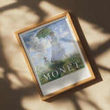 Woman With Parasol Poster och Canvastavla