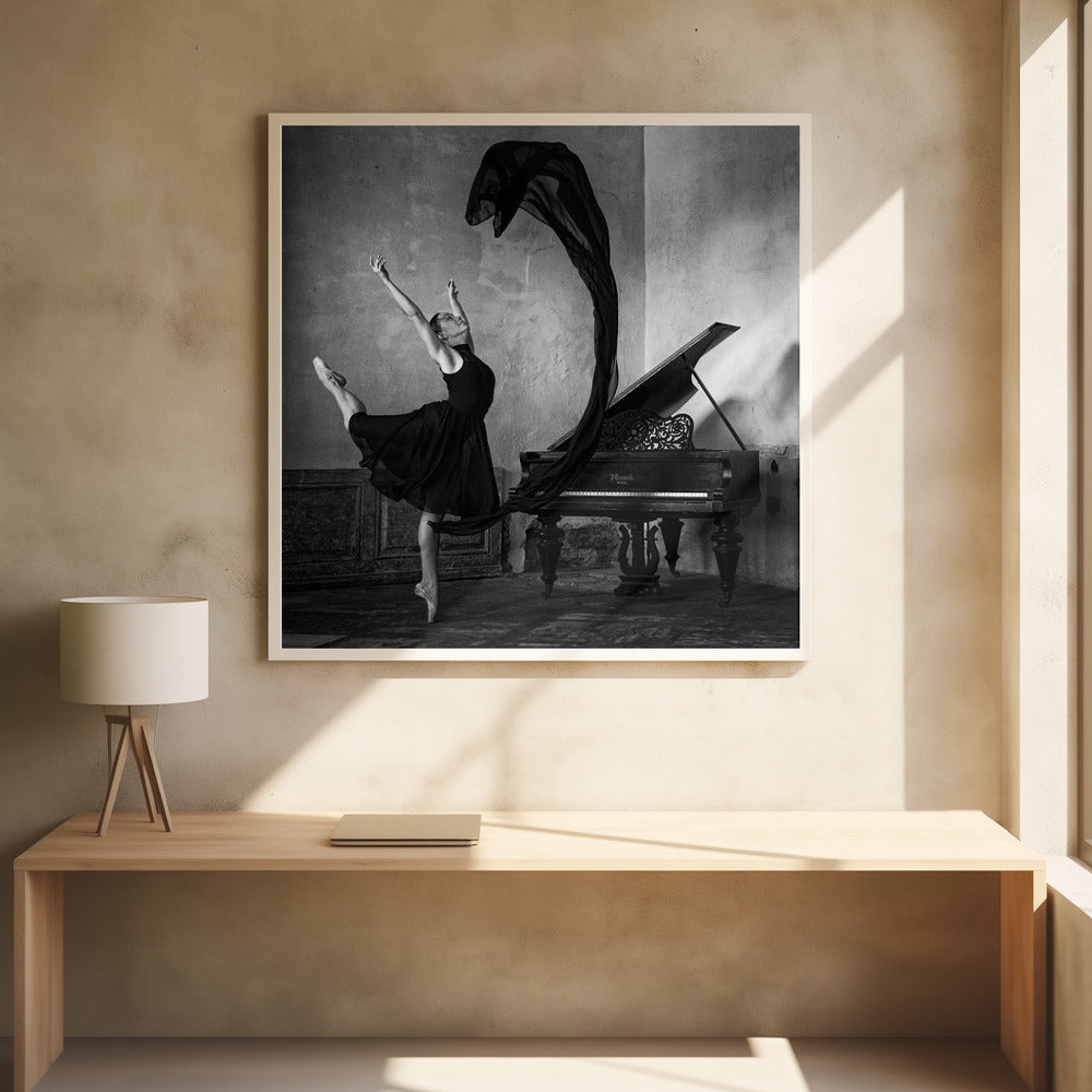 Dancer in black Poster och Canvastavla