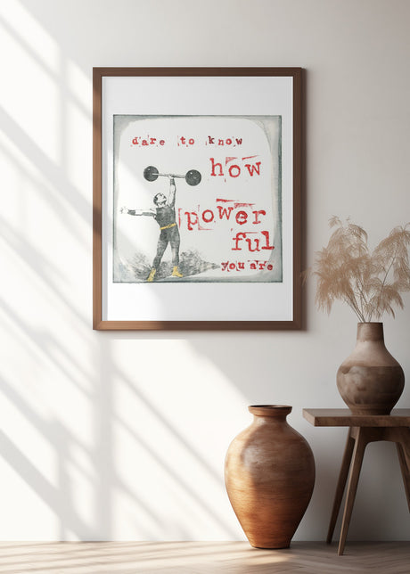 Dare to Know Poster och Canvastavla