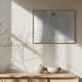 Vitruvian Man Signature Poster och Canvastavla