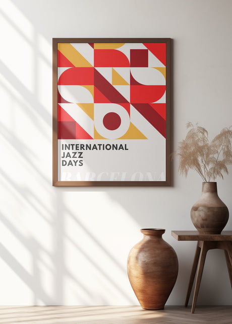 Jazz Days Barcelona Poster och Canvastavla