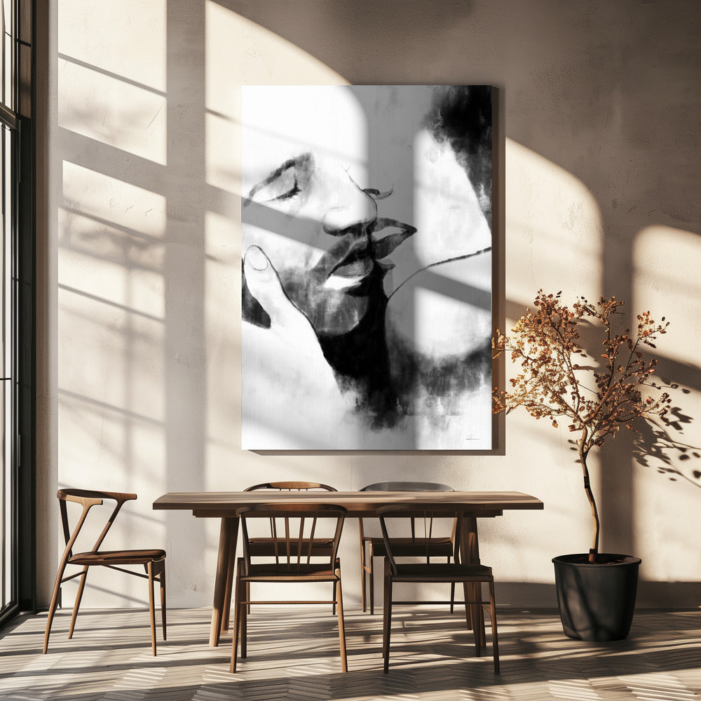 Kiss Close Poster och Canvastavla