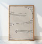 Mud Texture 11 Beige Poster och Canvastavla