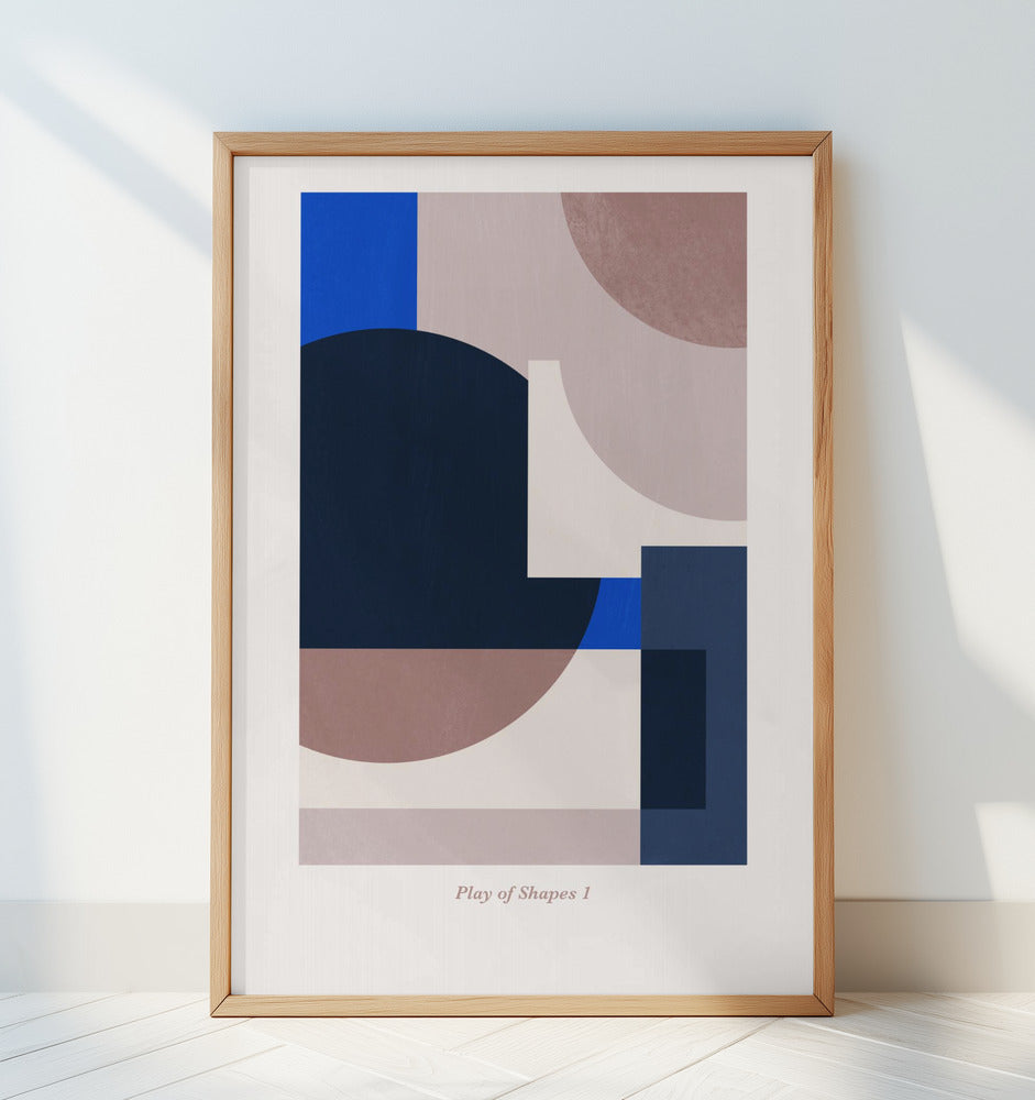 Play of Shapes 1 Poster och Canvastavla