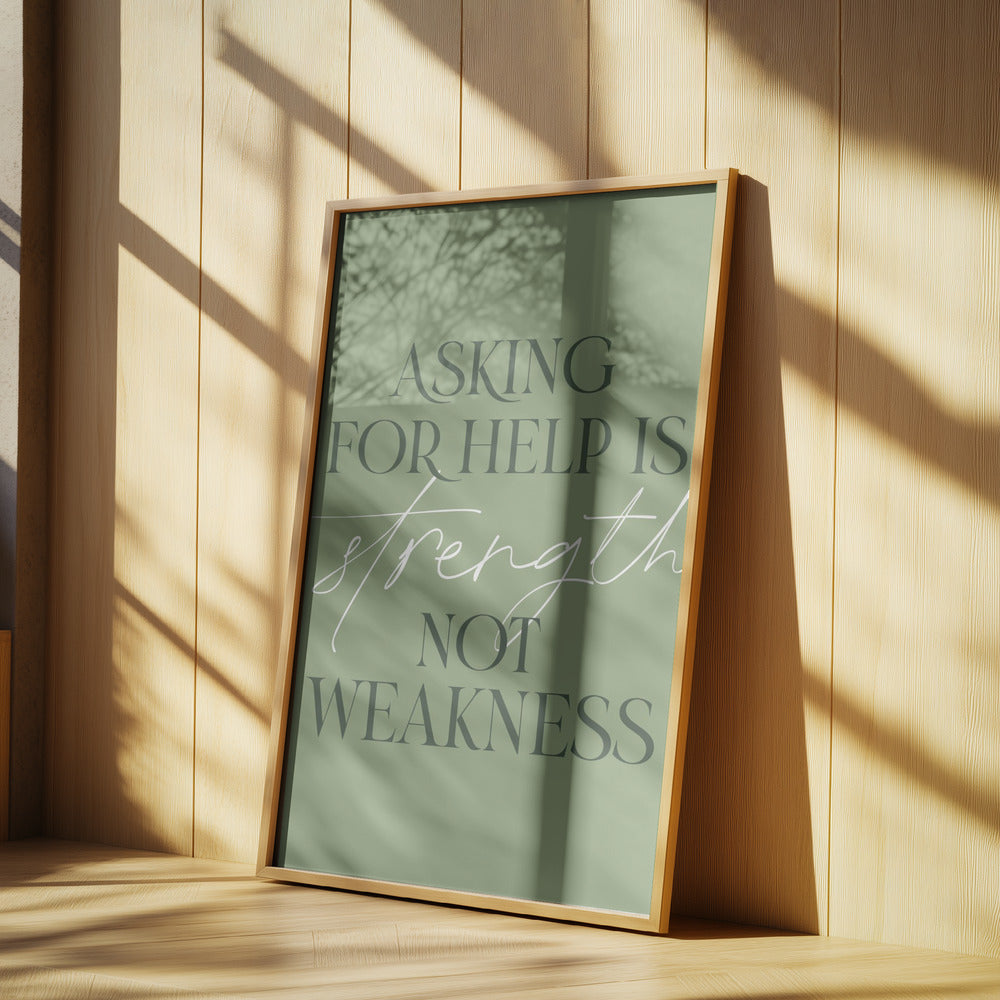 Asking Help Poster och Canvastavla