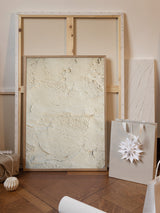 Beige Texture Poster och Canvastavla
