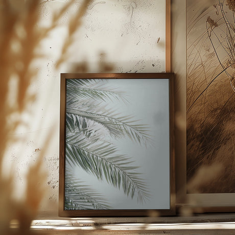 Blue Palms Poster och Canvastavla