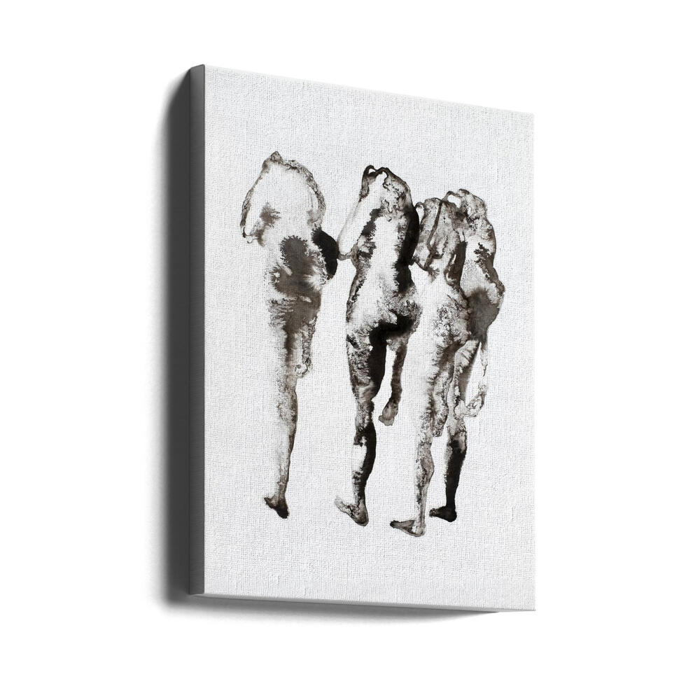 Four Figures (nach Muybridge) Enhanced Sr Poster och Canvastavla