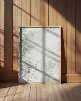 Charcoal White Poster och Canvastavla